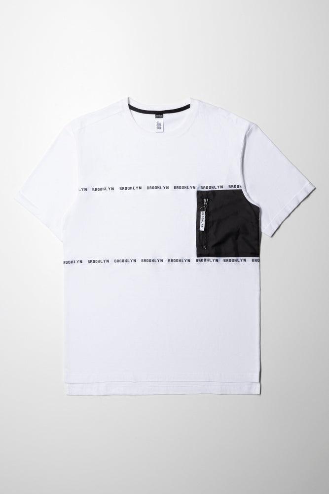 Party Wear Brooklyn Short Sleeve T-Shirt White