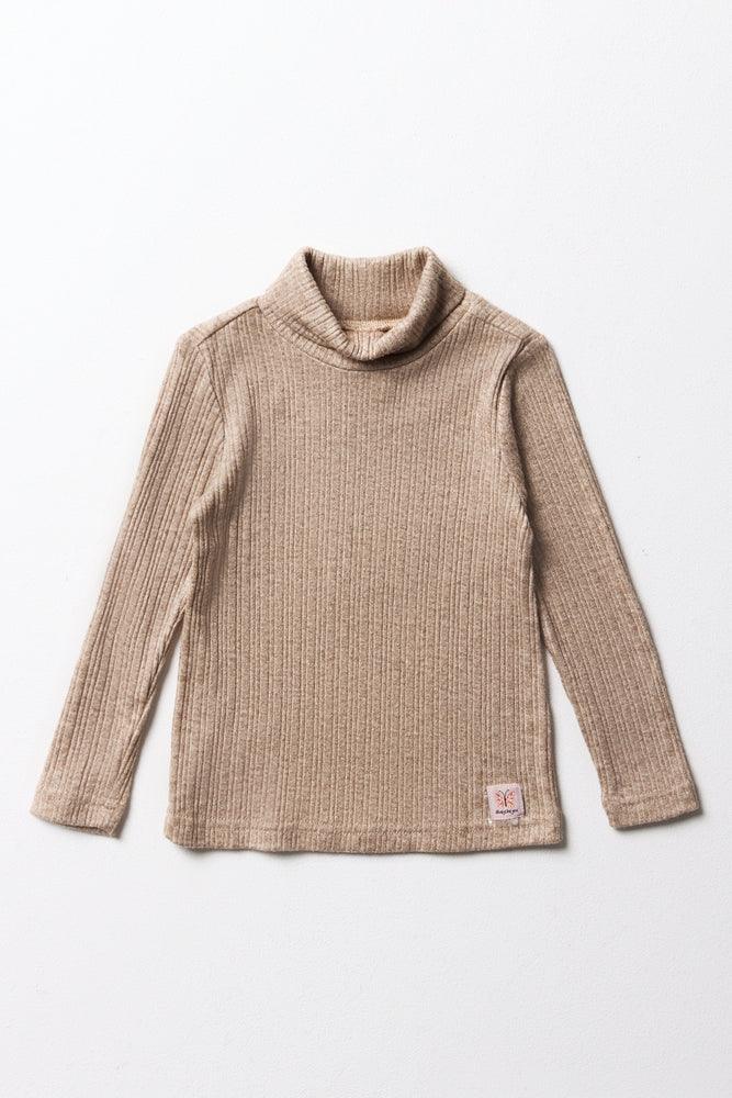 Advanced Customization Long Sleeve Poloneck Natural