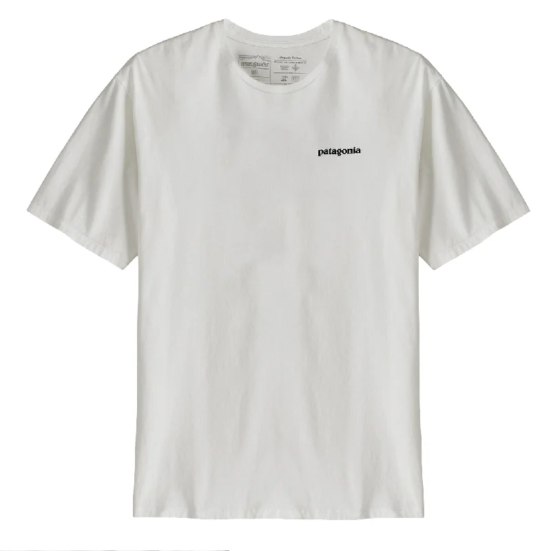 Easygoing Fashion Patagonia Home Water Trout Organic T-Shirt White