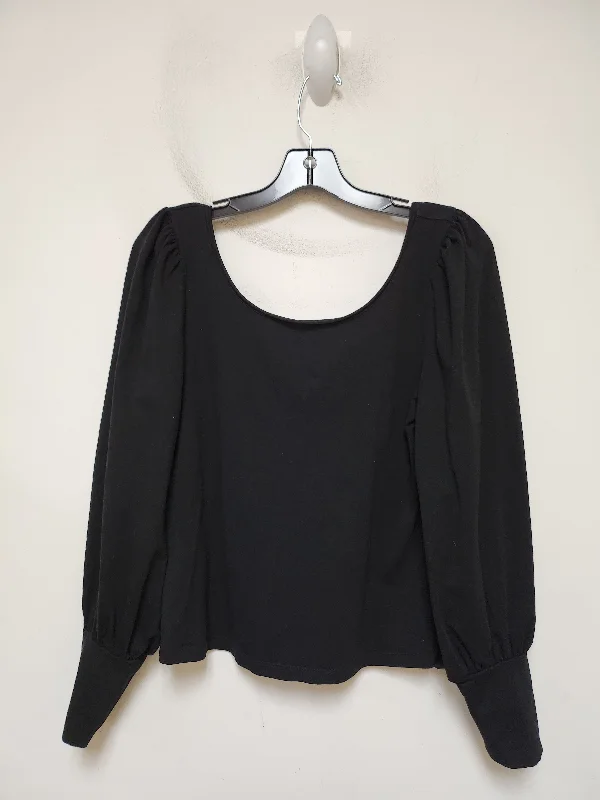Warm Comfort Top Long Sleeve Basic By 7 For All Mankind In Black, Size: M