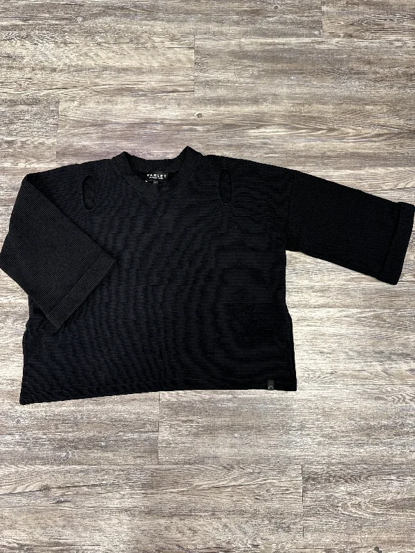 Summer Comfort Top Long Sleeve By Varley In Black, Size: S