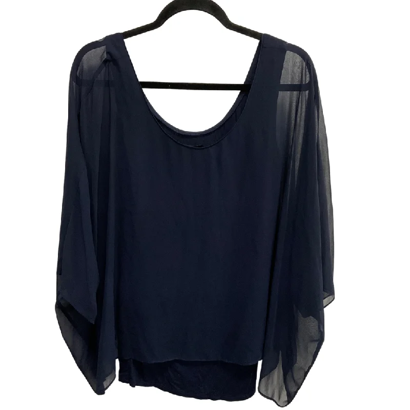 Trendy Dresses Top 3/4 Sleeve By White House Black Market In Navy, Size: S