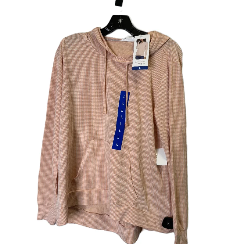 Fresh And Capable Top Long Sleeve By Weatherproof In Orange, Size: L