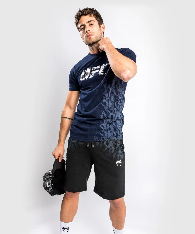 Playful Style UFC Venum Authentic Fight Week Men's Short Sleeve T-shirt - Navy Blue