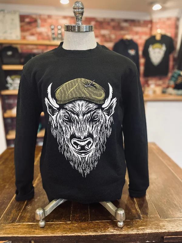 Celebrity Style Winston’s - Bison Sweatshirt - Black