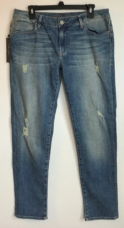 Comfy Pants Jeans Skinny By Mavi In Blue Denim, Size: 14