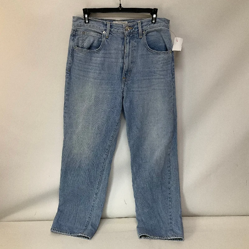 Fresh And Elegant Jeans Straight By Cma In Blue Denim, Size: 8