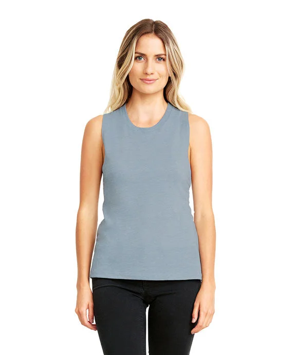 Daily Comfort N5013 - Next Level Ladies Festival Muscle Tank Top | Stonewash Denim
