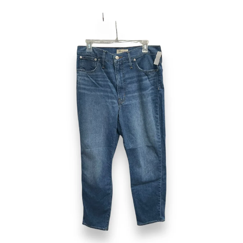 Luxury Customization Jeans Straight By Madewell In Blue, Size: 10