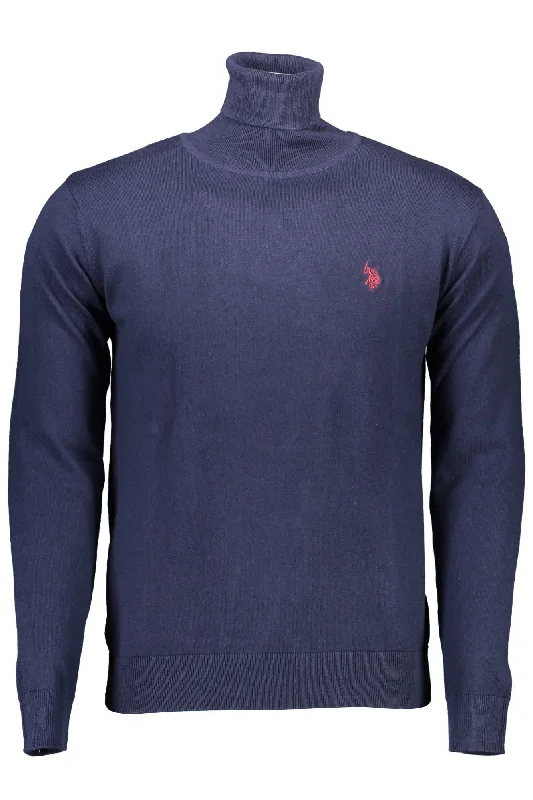 Cozy Apparel U.S. POLO ASSN. High Collar Embroide  Men's Sweater