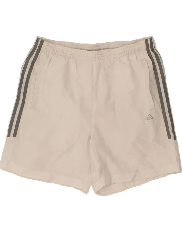 Urban Style ADIDAS Boys Sport Shorts 13-14 Years White Polyester