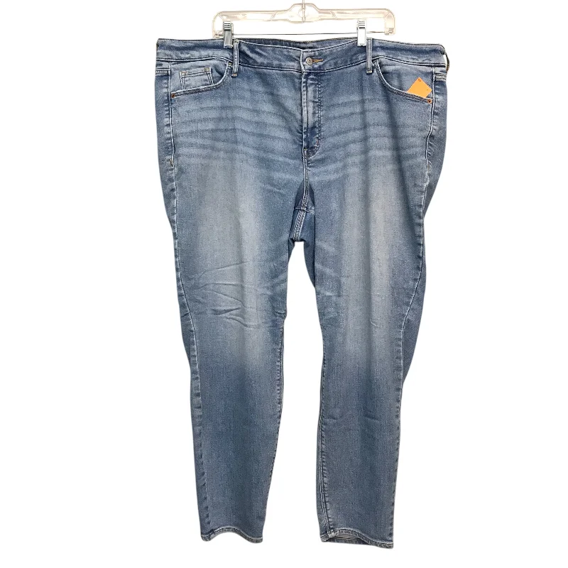 Casual And Casual Jeans Skinny By Old Navy In Blue Denim, Size:22