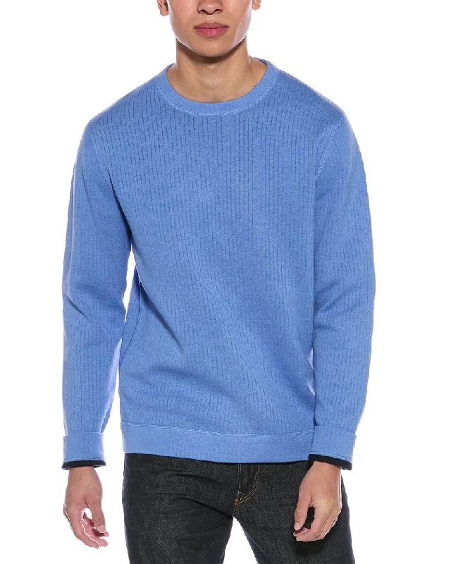 Casual Chic Outfits tyler böe Ribbed Double Faced Cashmere-Blend Crewneck Sweater