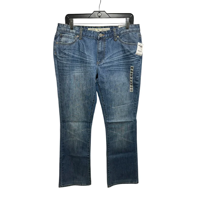 Casual Fit Wear Jeans Boot Cut By Charlotte Russe In Blue Denim, Size: 12