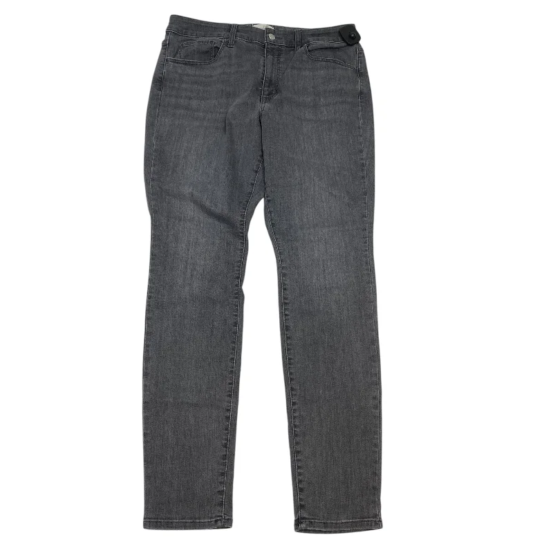 Classic Design Jeans Skinny By Universal Thread In Grey Denim, Size: 14