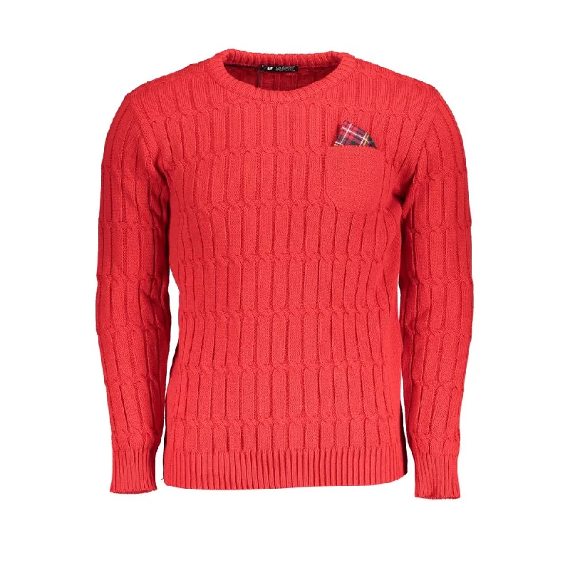 Street Charm U.S. Grand Polo Grand Polo  Twisted Crew Neck Men's Sweater