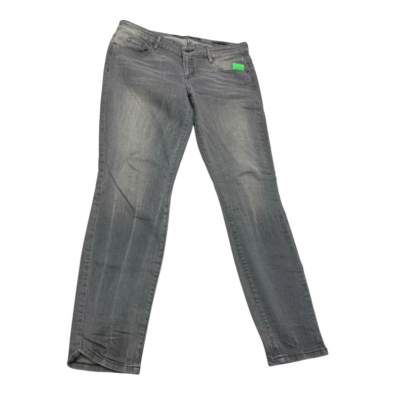 Noble Temperament Jeans Straight By Guess In Grey Denim, Size: 14