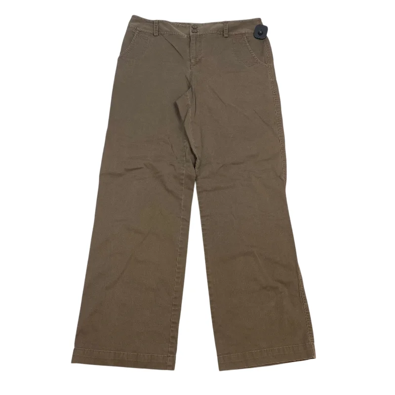 Playful Style Jeans Straight By Rafaella In Brown, Size: 12