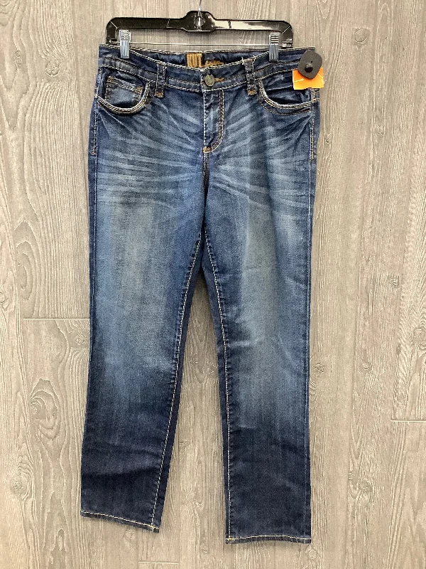 Trendy Traveler Jeans Straight By Kut In Blue, Size: 10