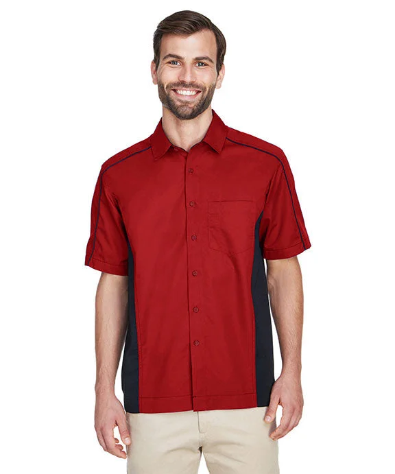 Preview New Products 87042 - North End Mens Fuse Colorblock Twill Shirt | Classic Red/Black Preview New Products 87042 - North End Mens Fuse Colorblock Twill Shirt | Classic Red/Black