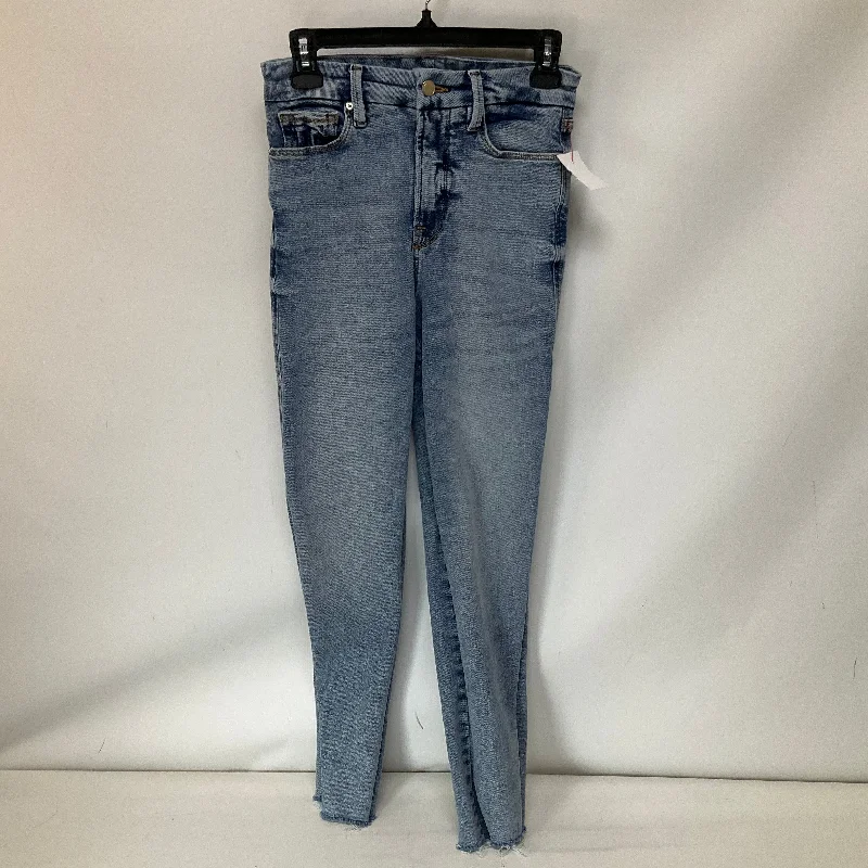 Cozy Essentials Wear Jeans Skinny By Good American In Blue Denim, Size: 0