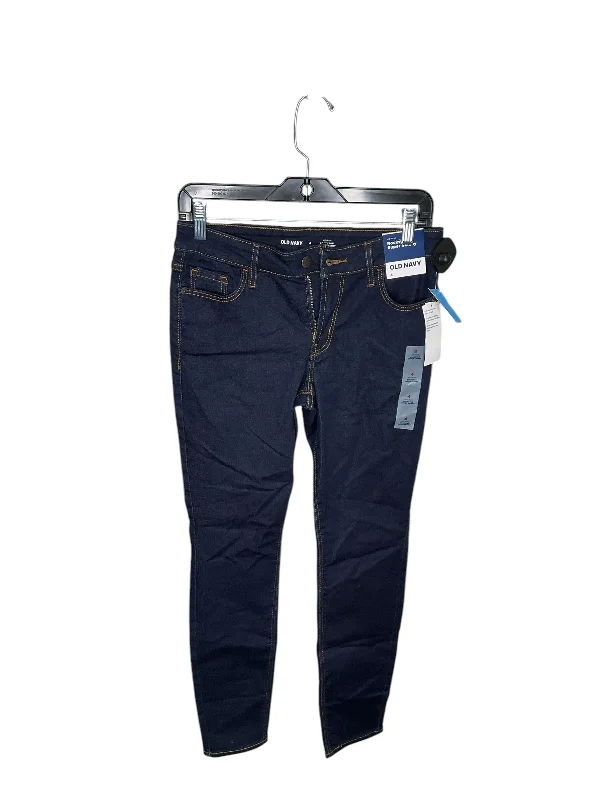 Easy-to-Wear Jeans Skinny By Old Navy In Blue Denim, Size: 4