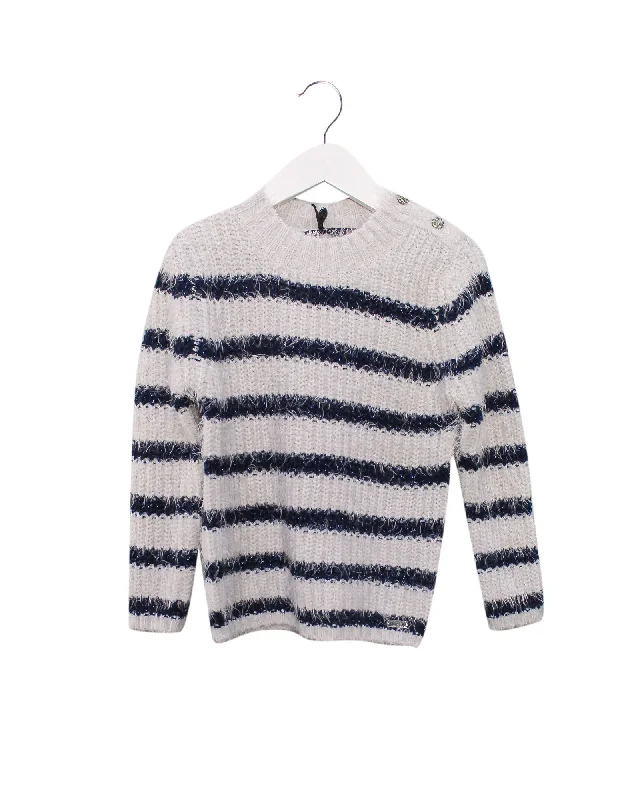 Stylish Comfort IKKS Knit Sweater 4T - 8Y