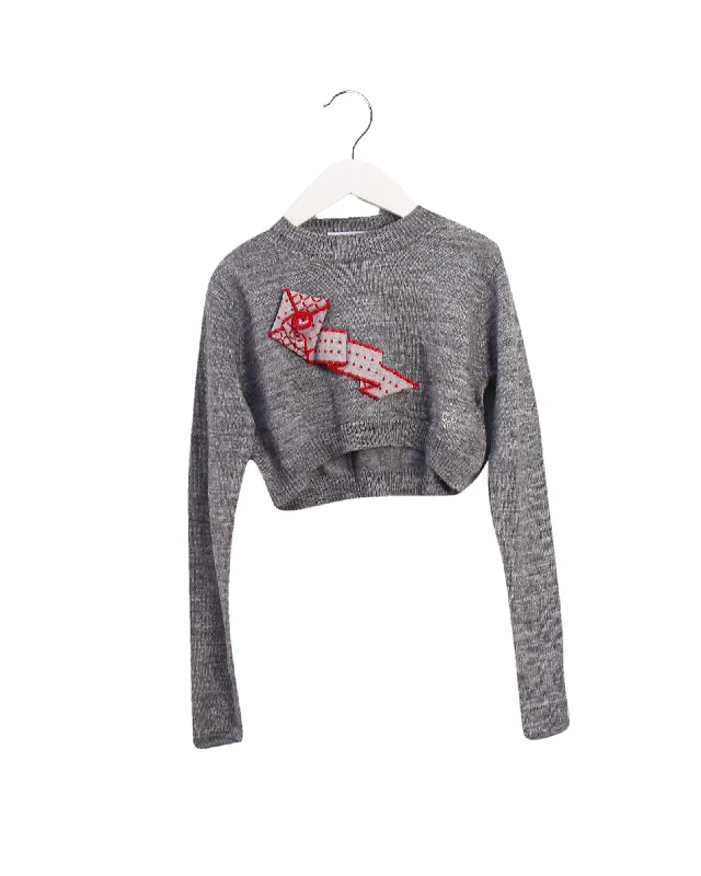 Stretch Design I Pinco Pallino Cropped Knit Sweater 8Y (130cm)