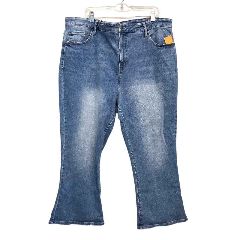 Elegant Style Jeans Skinny By Ava & Viv In Blue Denim, Size:24