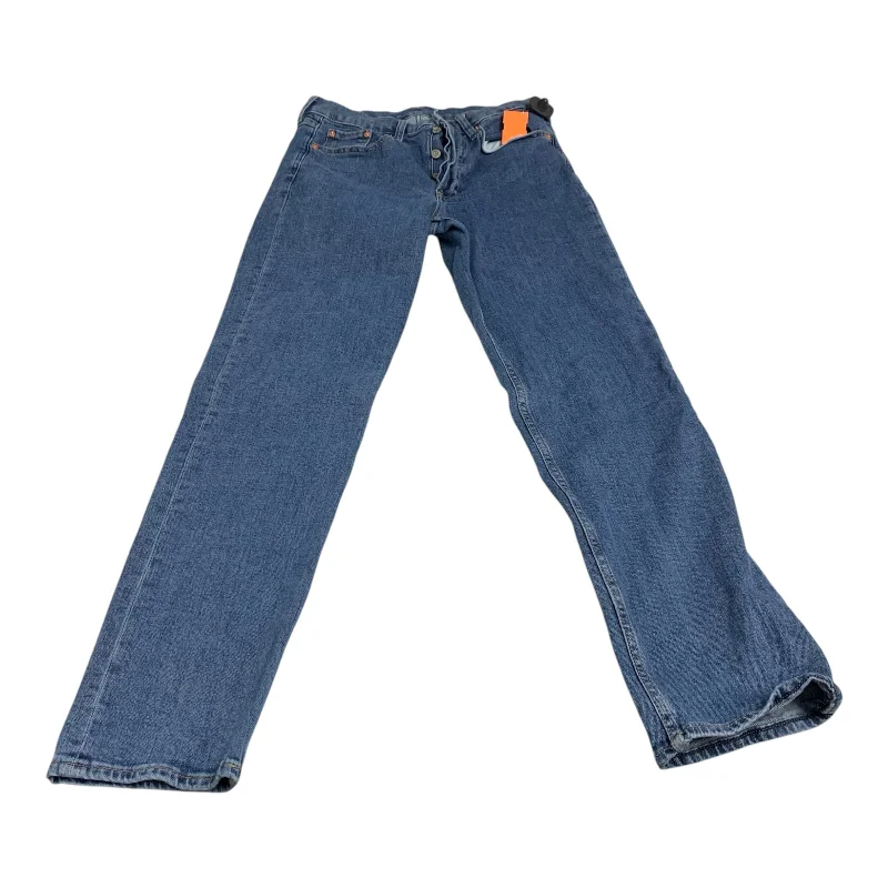 Carefree Style Jeans Straight By Gap In Blue Denim, Size: 8