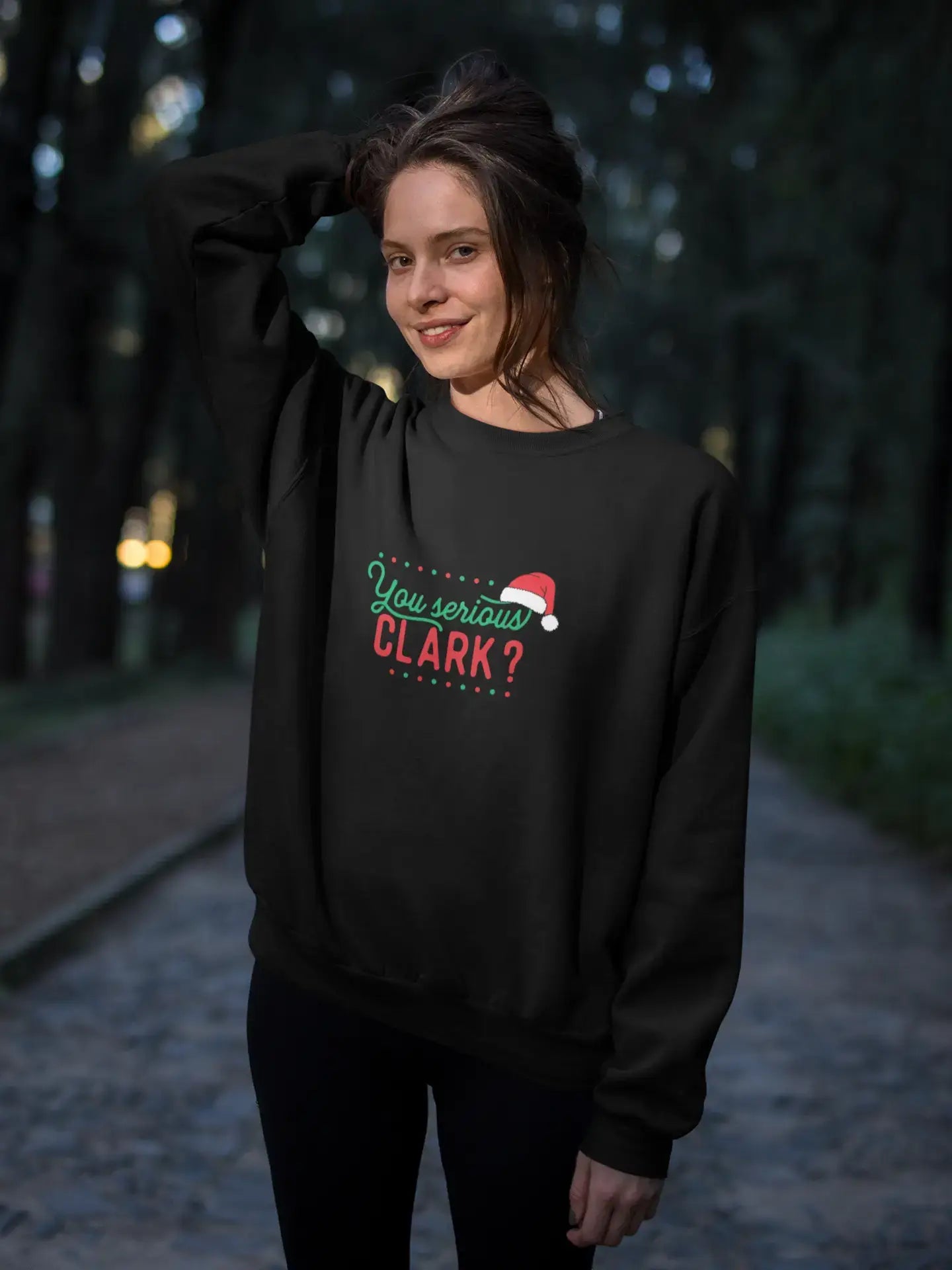 Single-shoulder Neck Design ULTRABASIC - Graphic Women's Serious Clark Christmas Sweatshirt Xmas Gift Ideas Burgundy