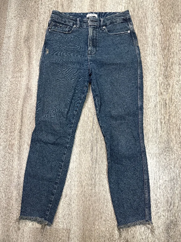 Smart Casuals Jeans Boyfriend By Good American In Blue, Size: 6