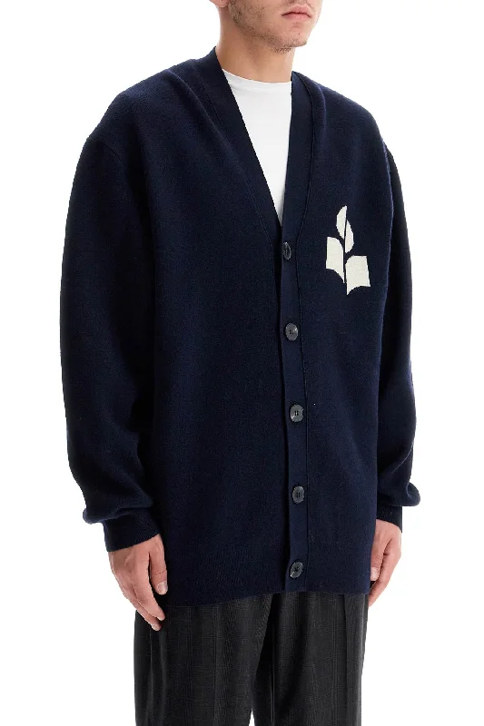 Knowledge And Elegance Marant "curtis Wool And Cotton Blend Card