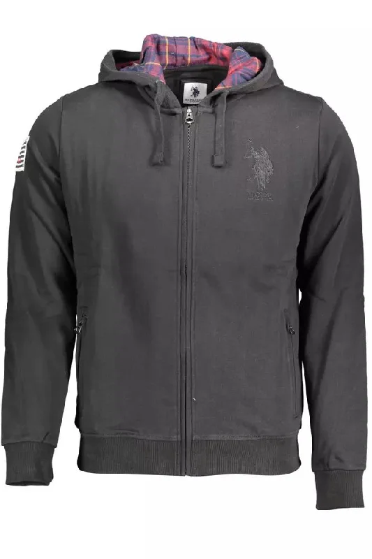 Relaxed Fashion U.S. POLO ASSN. Elegant  Cotton Zip Men's Sweater