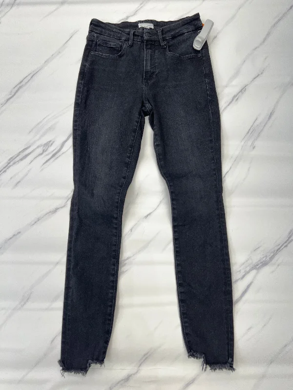 Street Fashion Jeans Skinny By Good American In Black, Size: 6
