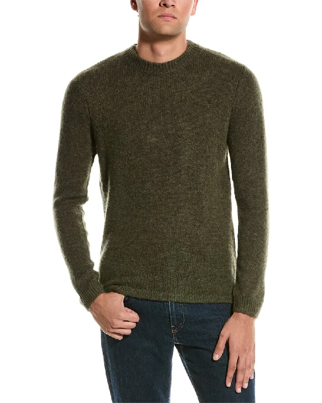 Comfortable Jeans Autumn Cashmere Wool & Cashmere-Blend Crewneck Sweater