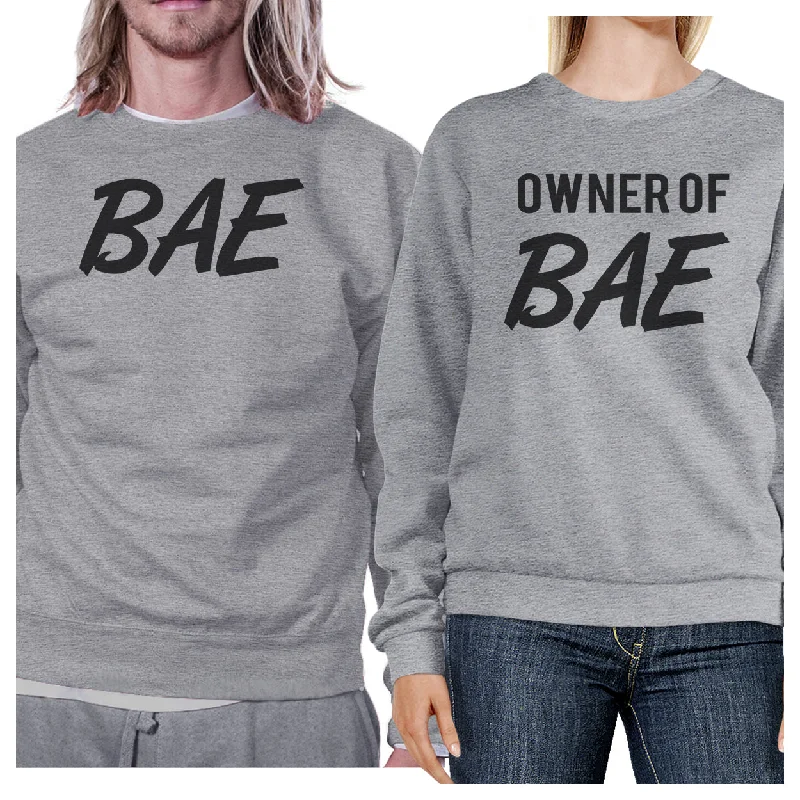 Stylish Jackets Bae And Owner Of Bae Matching Couple Grey Sweatshirts