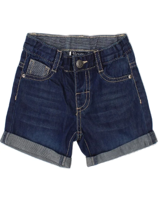 All-Day Wear BRUMS Baby Girls Denim Shorts 3-6 Months W16 Blue Cotton