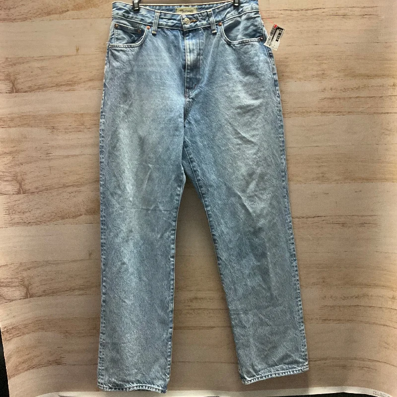 Warm Layers Jeans Straight By Madewell In Blue, Size: 6