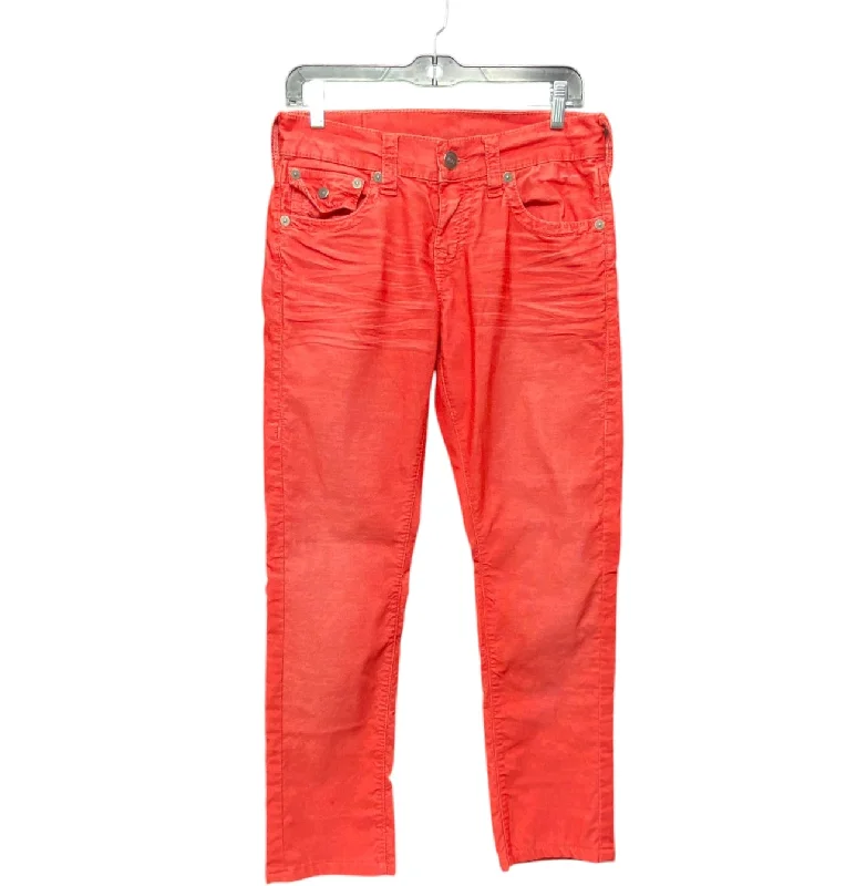 Effortless Looks Jeans Skinny By True Religion In Red, Size: 6