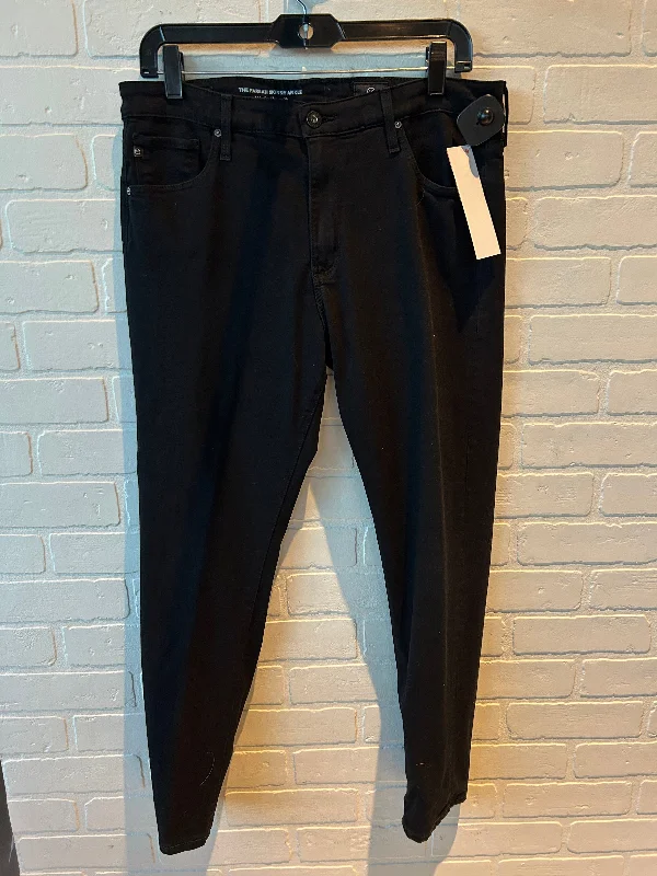 Chic Lounge Jeans Skinny By Adriano Goldschmied In Black Denim, Size: 12