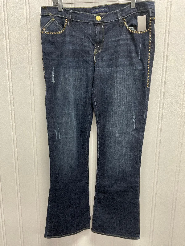 Urban Sense Jeans Boot Cut By Rock And Republic In Blue Denim, Size: 16