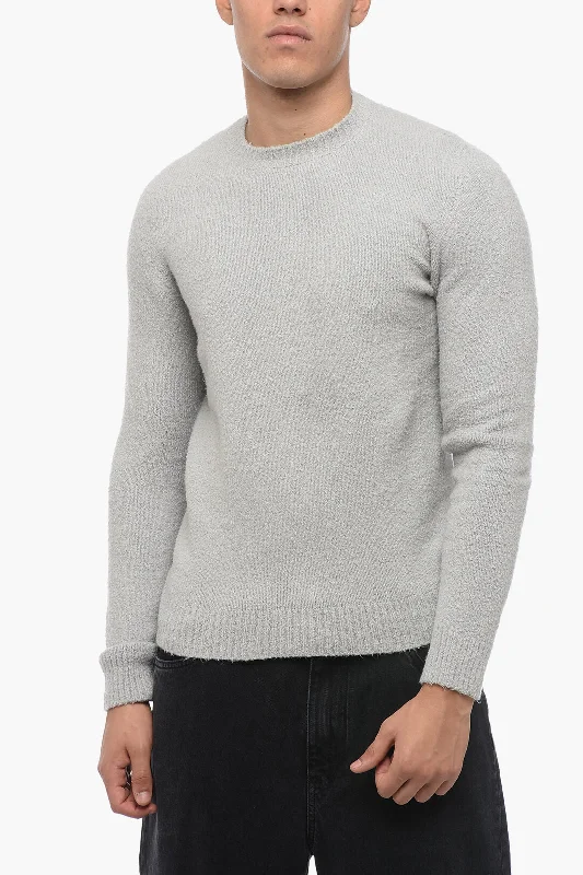 Floral Prints Roberto Collina Crew Neck Cotton Neoprene Sweater
