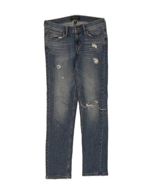 Youthful BANANA REPUBLIC Mens Girlfriend Slim Jeans US 0 XS W30 L30 Blue Cotton