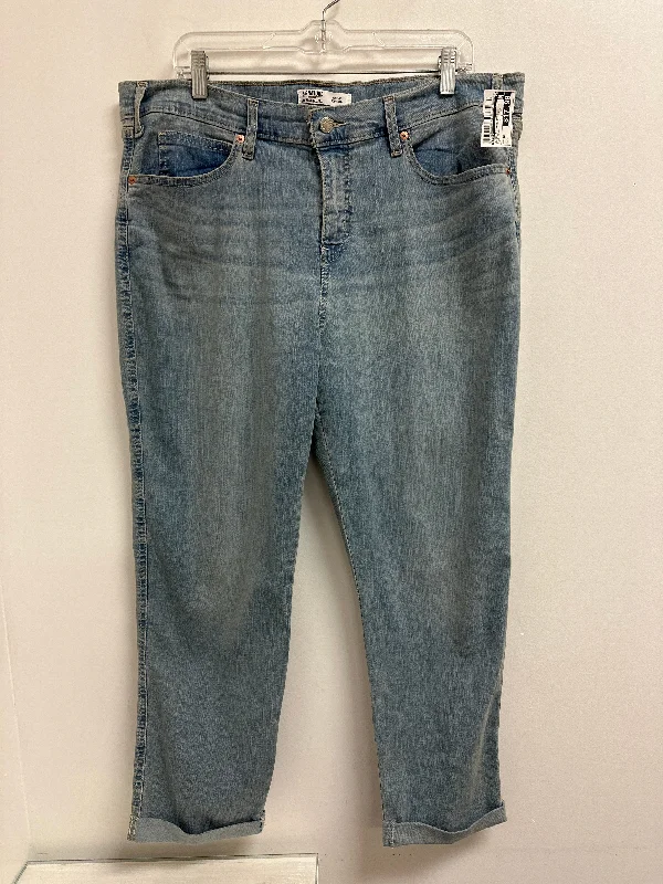 Soft Comfort Wear Jeans Boyfriend By Levis In Blue Denim, Size: 16