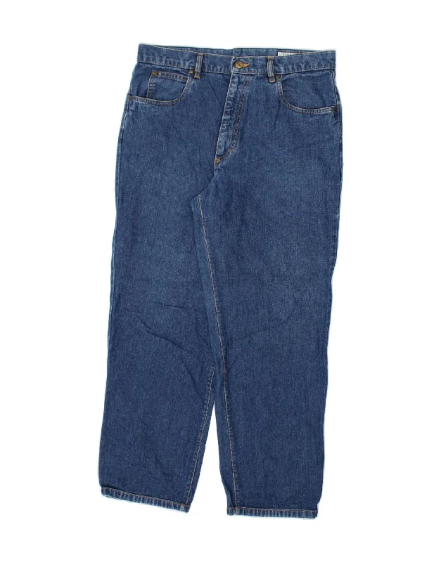 Cool Breeze At Night LACOSTE Mens Tapered Jeans W34 L29  Blue Cotton