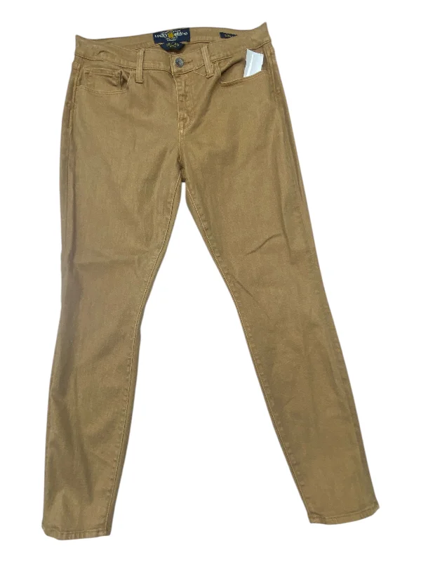 Romantic Data Jeans Skinny By Lucky Brand In Gold, Size: 10