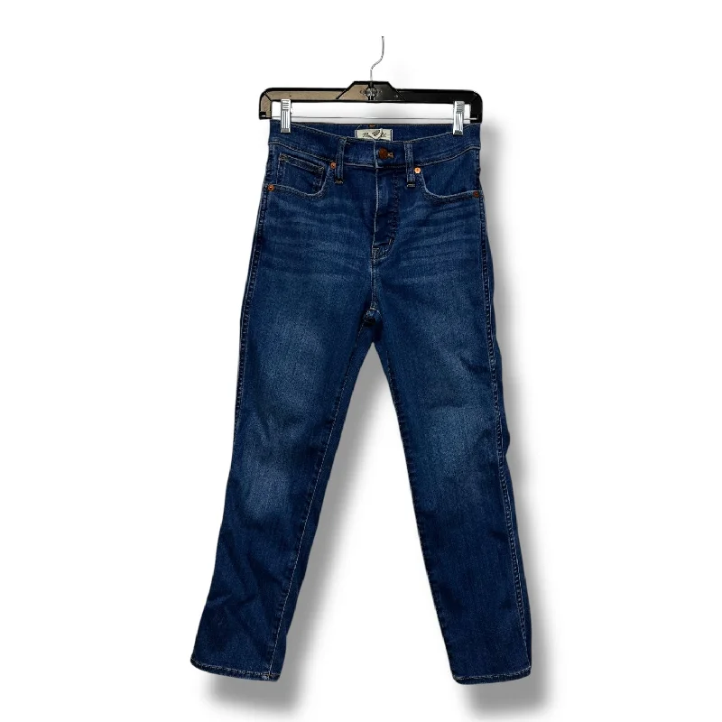 Smart Comfort Jeans Skinny By Madewell In Blue Denim, Size:0