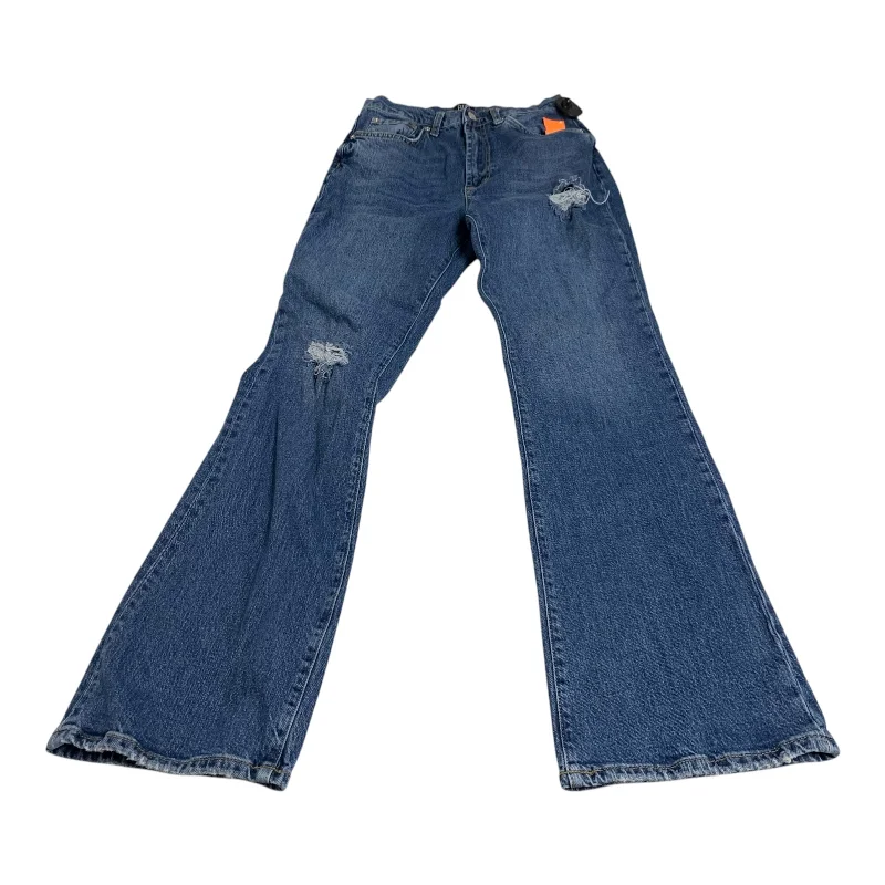 Slim Fit Jeans Flared By Bdg In Blue Denim, Size: 6