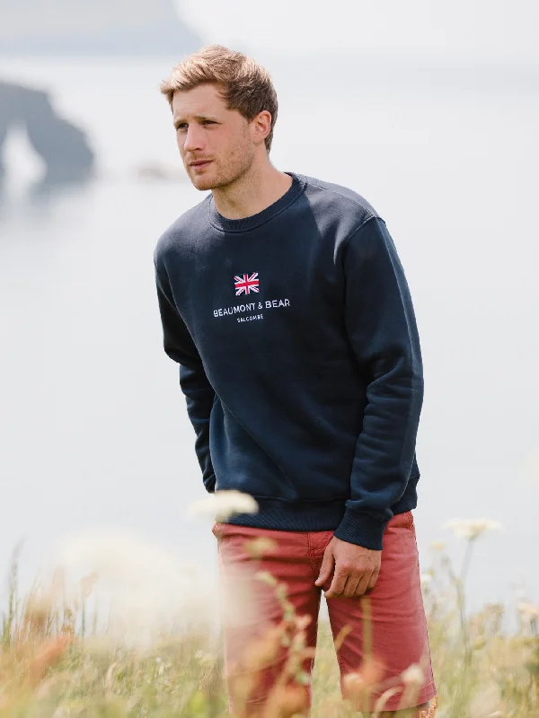 Cozy Outerwear Dartside Unisex Sweatshirt - Navy